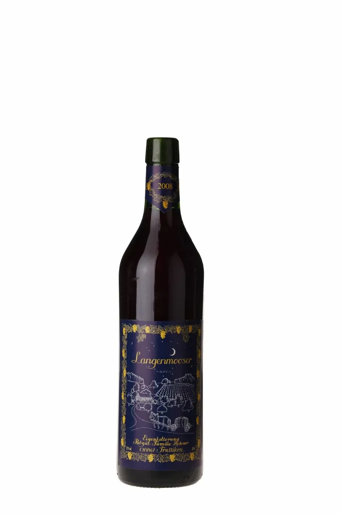 Etikett von Langenmooser Blauburgunder
