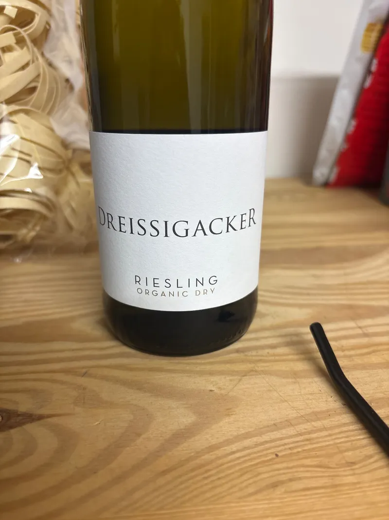 Etikett von Riesling Organic Dry