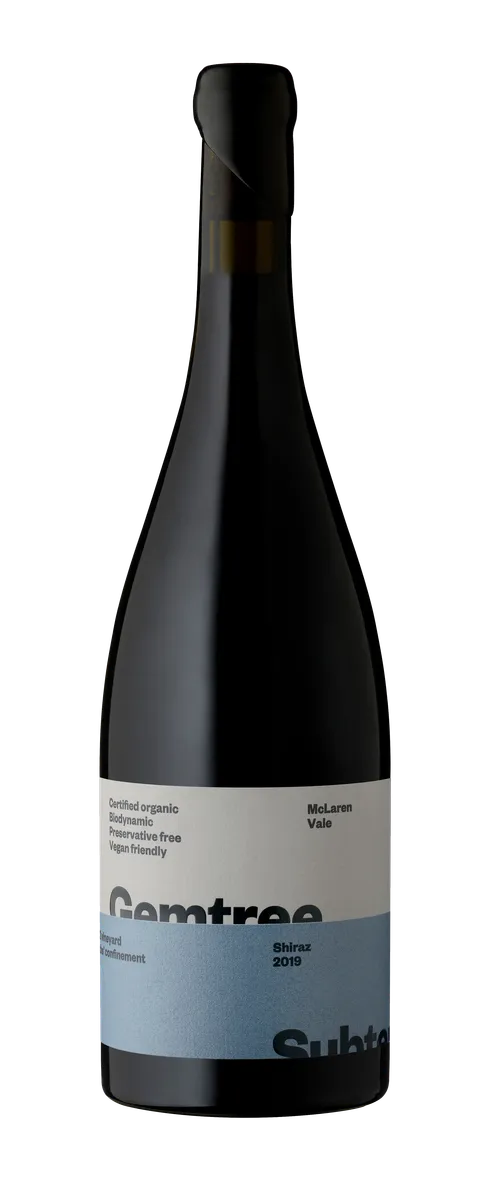 Etikett von Subterra Shiraz