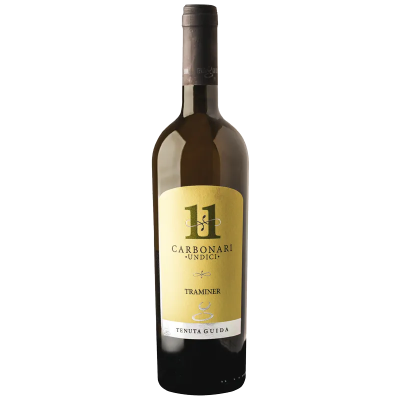 Etikett von Carbonari 11 Traminer
