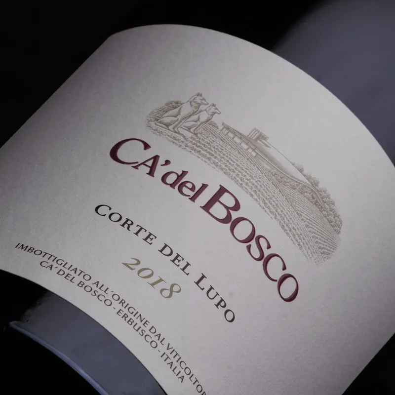 Etikett von Curtefranca Rosso Corte del Lupo