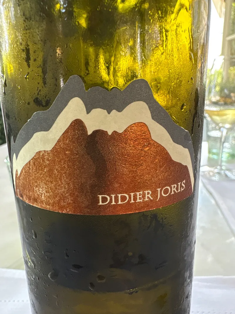 Etikett von Didier Joris (Cuvée nicht eindeutig lesbar)