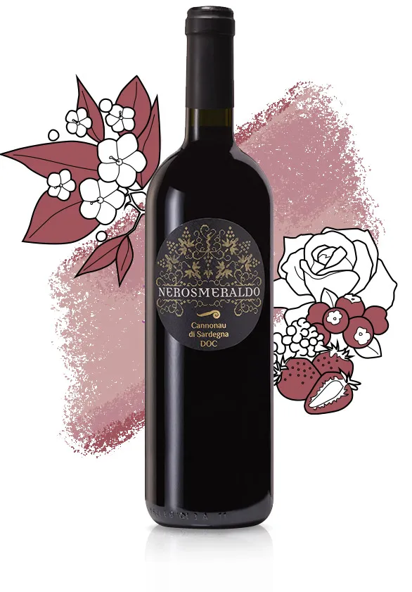 Etikett von NeroSmeraldo Cannonau di Sardegna DOC