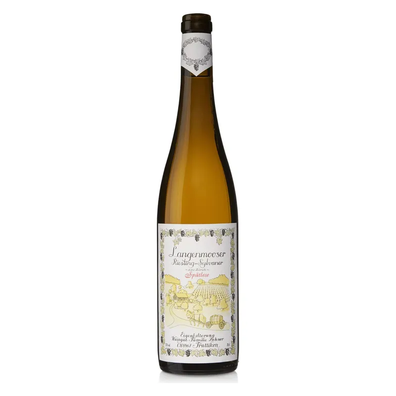Etikett von Langenmooser Riesling-Sylvaner Spätlese